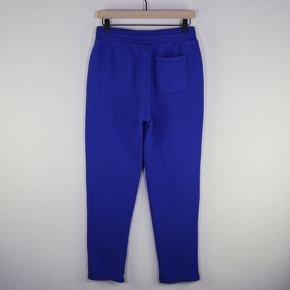 Abercrombie & Fitch‎ Logo Embroidered Sweatpants XS Royal Blue Fleece Joggers - Picture 2 of 11